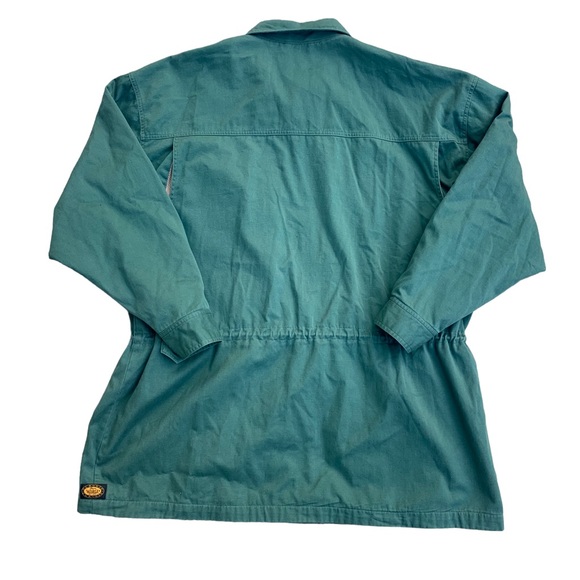 COPY - Vintage 80’s 90’s Woolrich Forest Green Hunting Safari Shirt Jacket - Picture 2 of 5